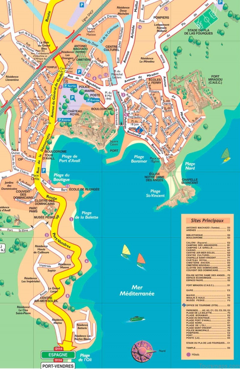 map of collioure travel guide for tourist the best tips and hints for visiting 5