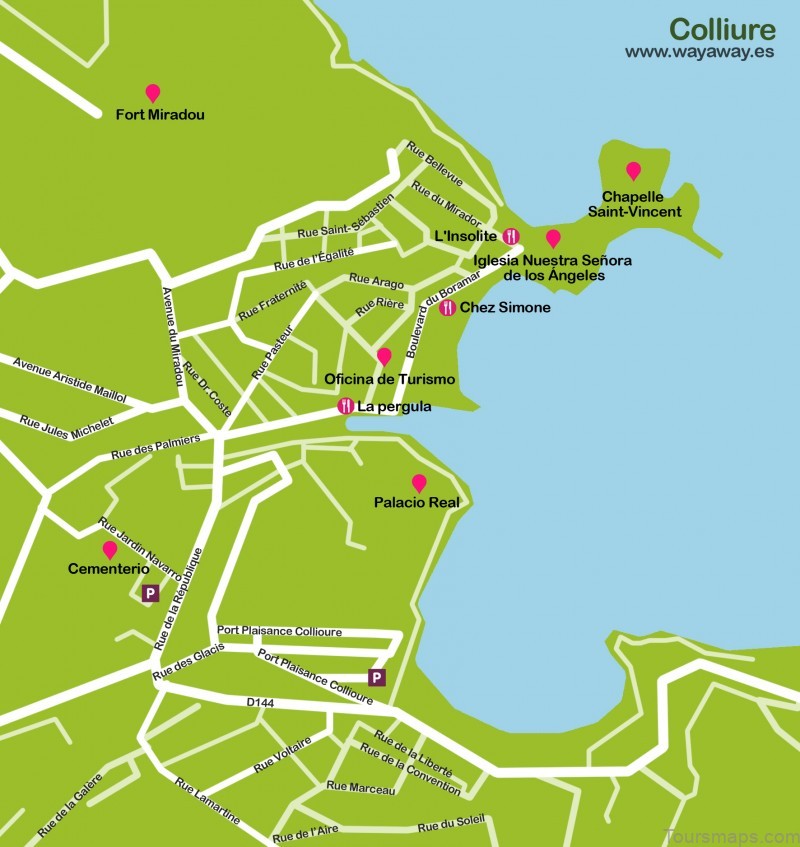 map of collioure travel guide for tourist the best tips and hints for visiting 7