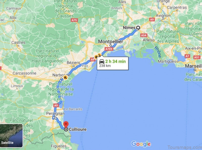 map of collioure travel guide for tourist the best tips and hints for visiting