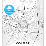 the map of colmar frances most beautiful town 1