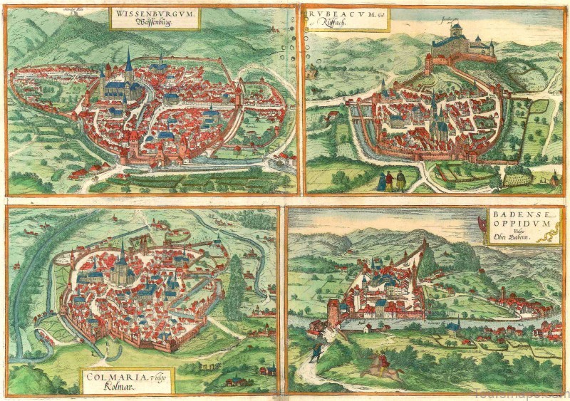 the map of colmar frances most beautiful town 5