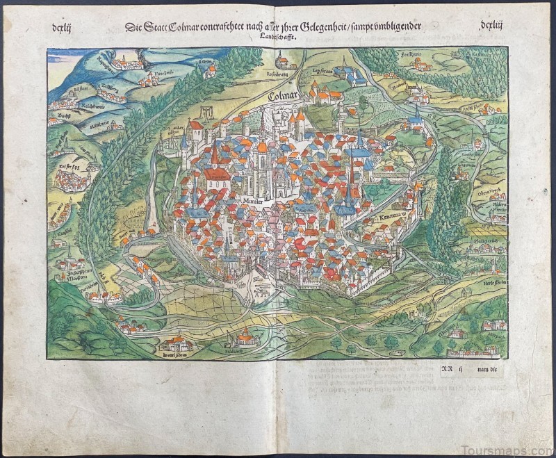 the map of colmar frances most beautiful town 8