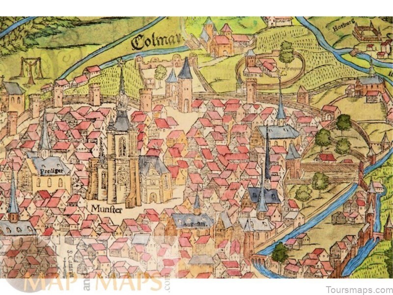 the map of colmar frances most beautiful town 9