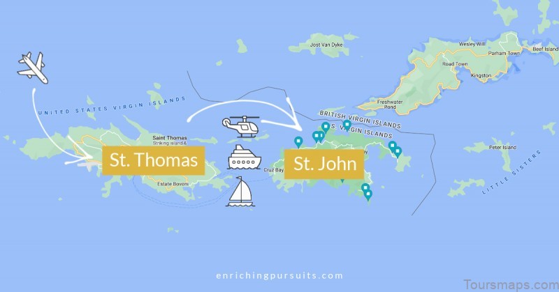 cruz bay travel guide a map of the main attractions 2