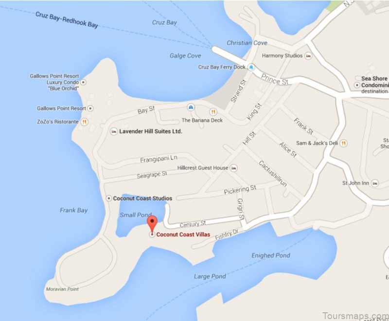 cruz bay travel guide a map of the main attractions 3