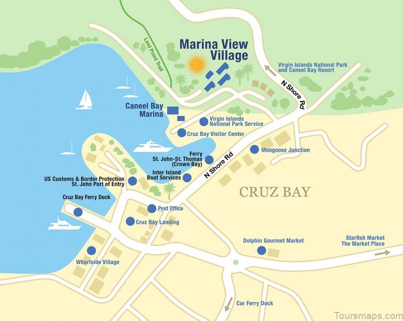 cruz bay travel guide a map of the main attractions 6