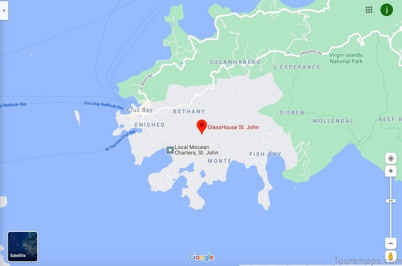 cruz bay travel guide a map of the main attractions