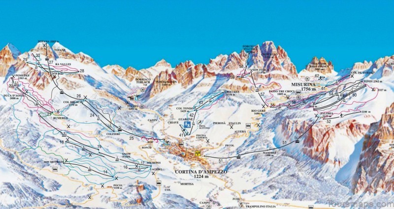 map of cortina dampezzo italy a travel guide for tourists and expats 3