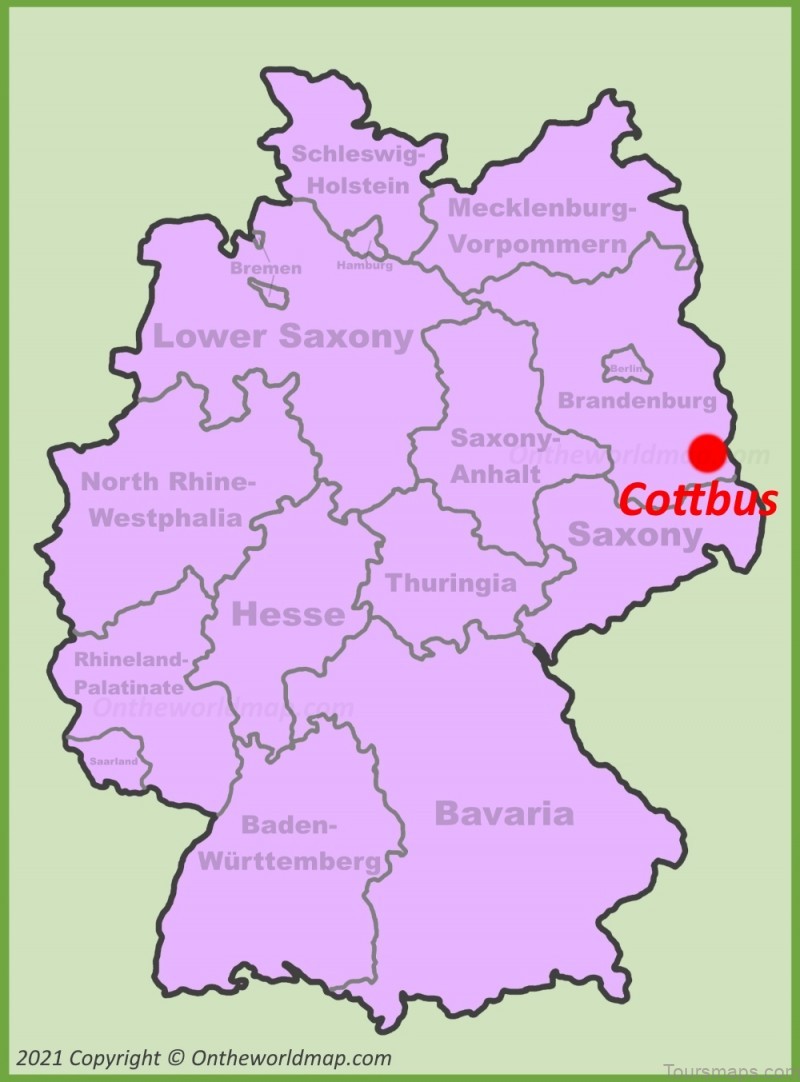 map of cottbus travel guide interesting places to visit in cottbus 4
