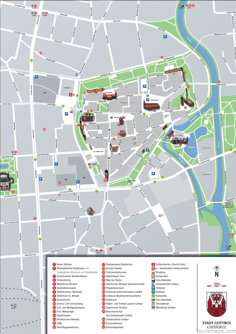map of cottbus travel guide interesting places to visit in cottbus 5