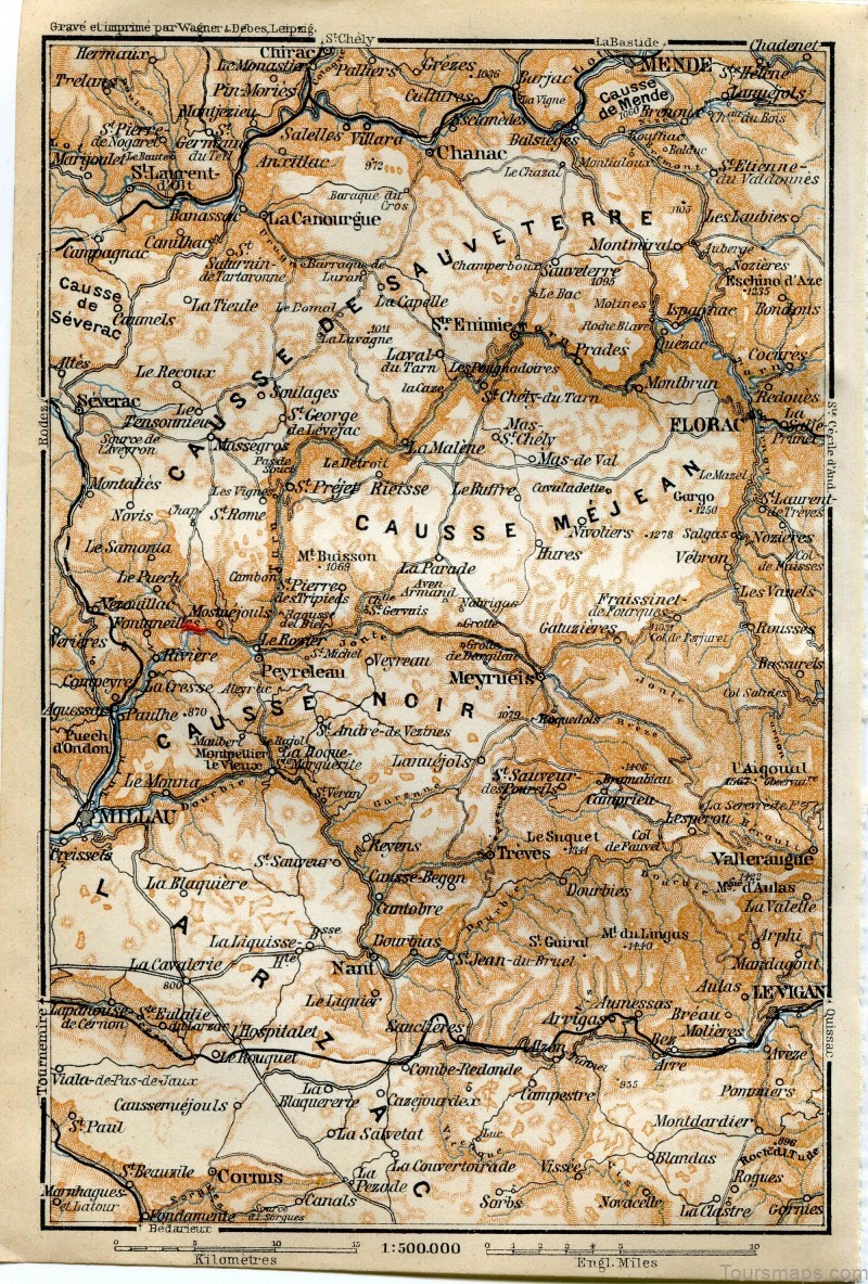 map of millau where to stay what to do and how much it costs 1