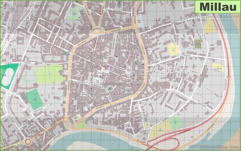 map of millau where to stay what to do and how much it costs 2