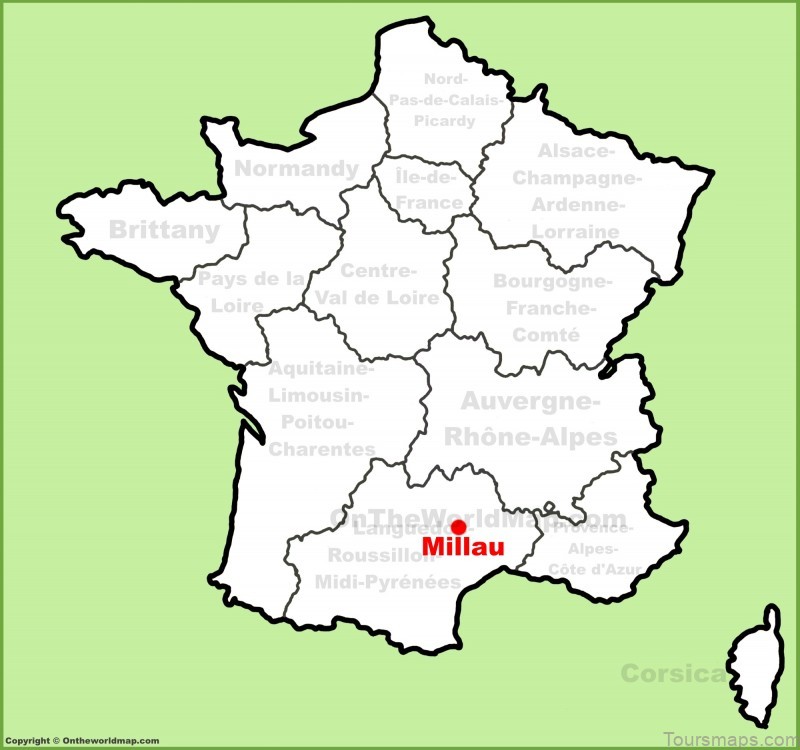 map of millau where to stay what to do and how much it costs 3