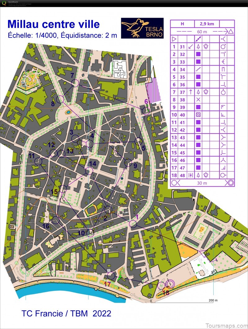 map of millau where to stay what to do and how much it costs