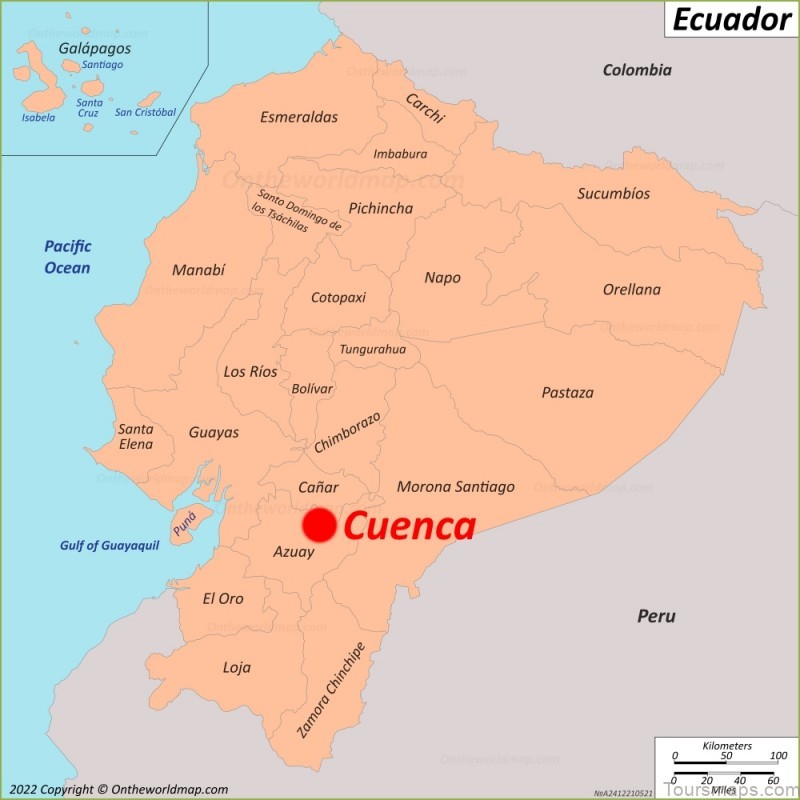 travel guide for tourists in cuenca ecuador map of cuenca ecuador 3