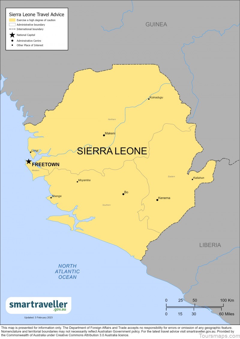 freetown travel guide for tourist maps of freetown 6