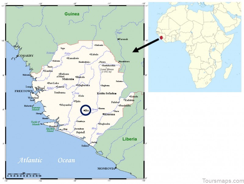 freetown travel guide for tourist maps of freetown 9