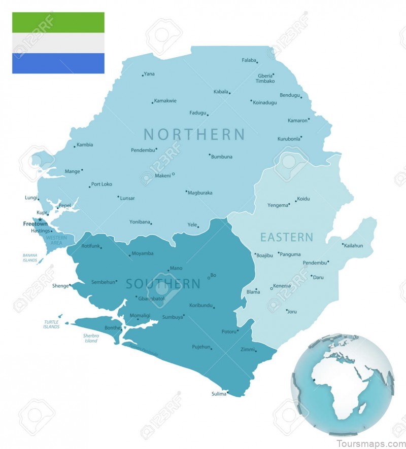 freetown travel guide for tourist maps of freetown