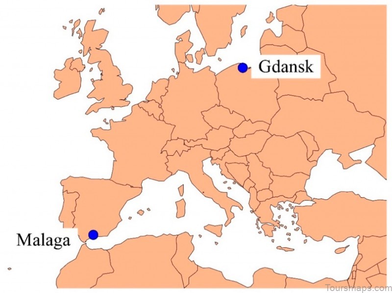 gdansk travel guide for tourist map of gdansk 5