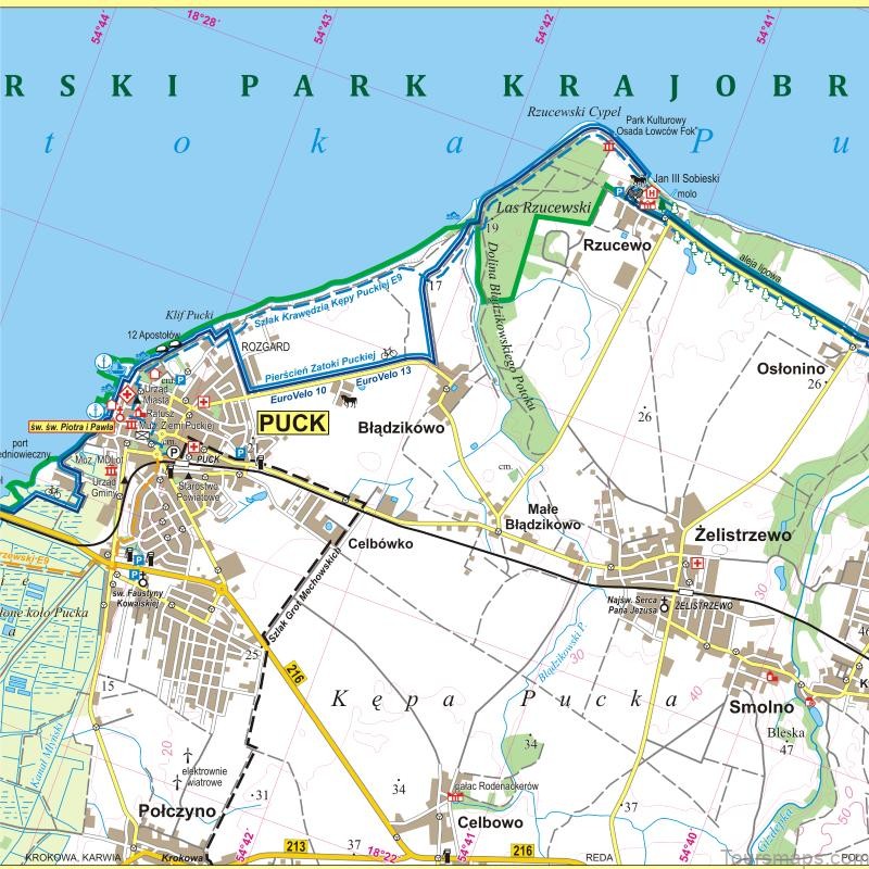 gdynia travel guide for tourist map of gdynia 1