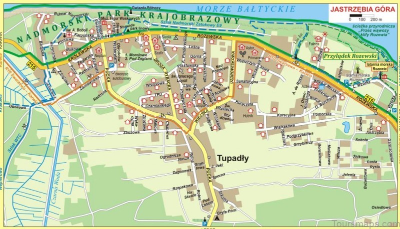 gdynia travel guide for tourist map of gdynia 2