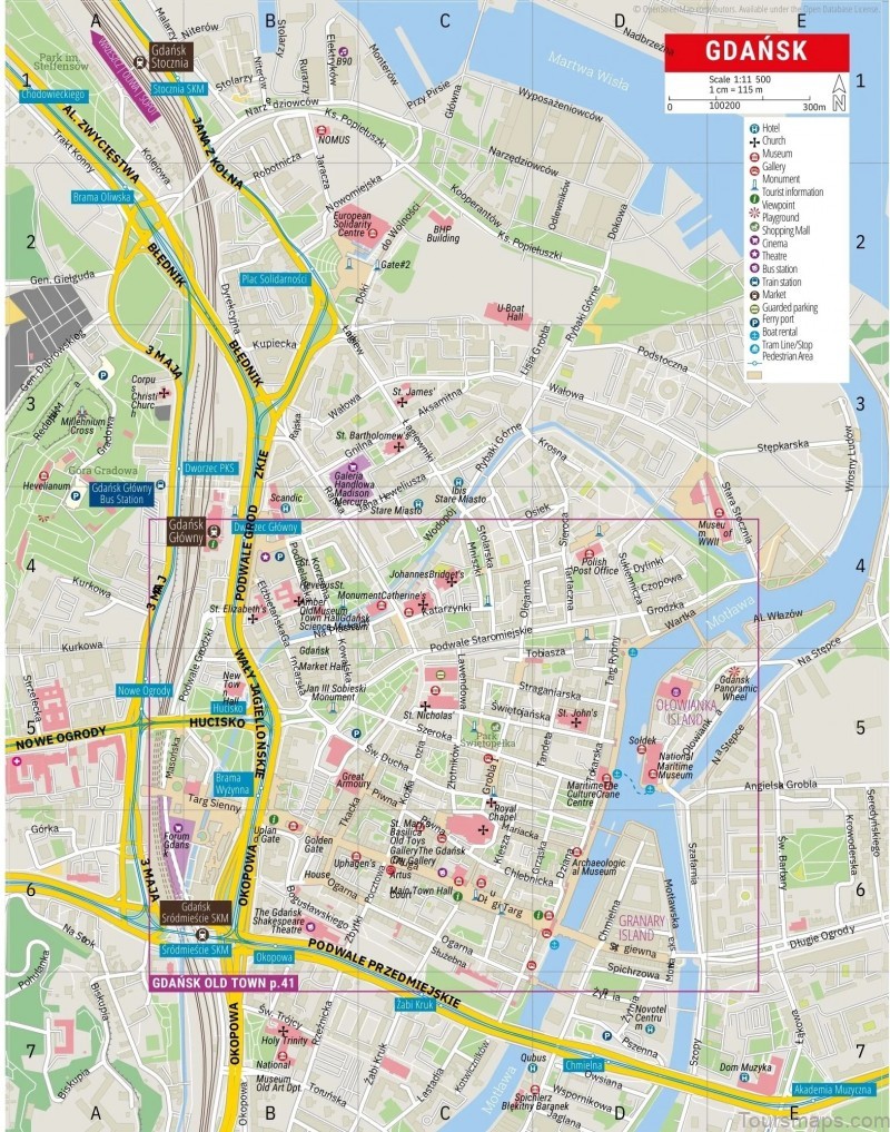 gdynia travel guide for tourist map of gdynia 4