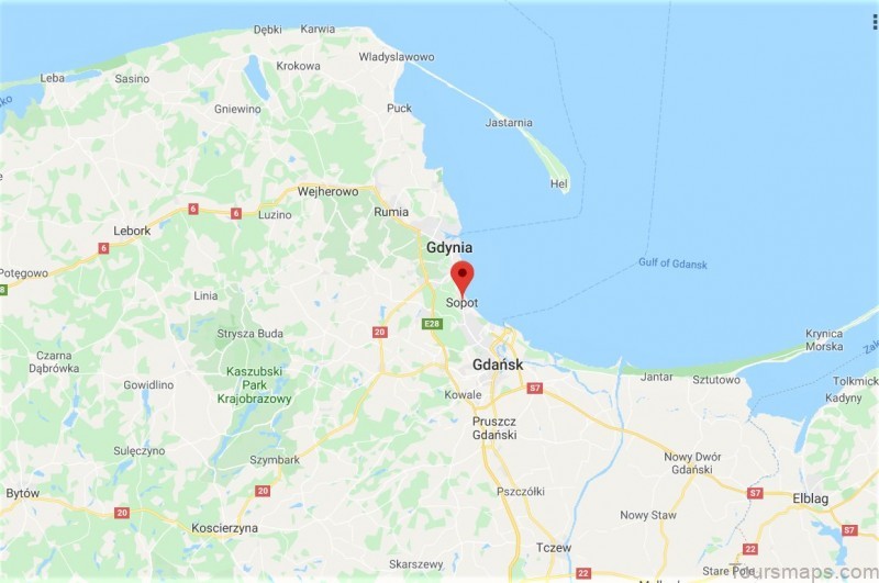 gdynia travel guide for tourist map of gdynia 5