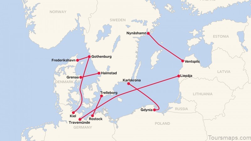 gdynia travel guide for tourist map of gdynia