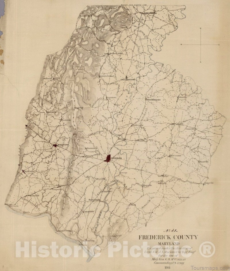 the frederick map travel guide for tourist another great destination 2