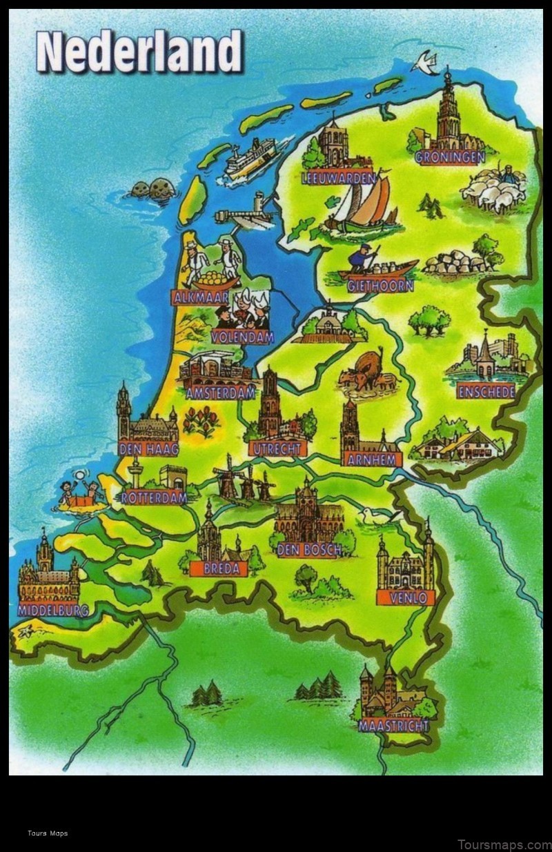 Map of Netherlands: Netherlands Unveiled: A Map Journey through Dutch Splendor