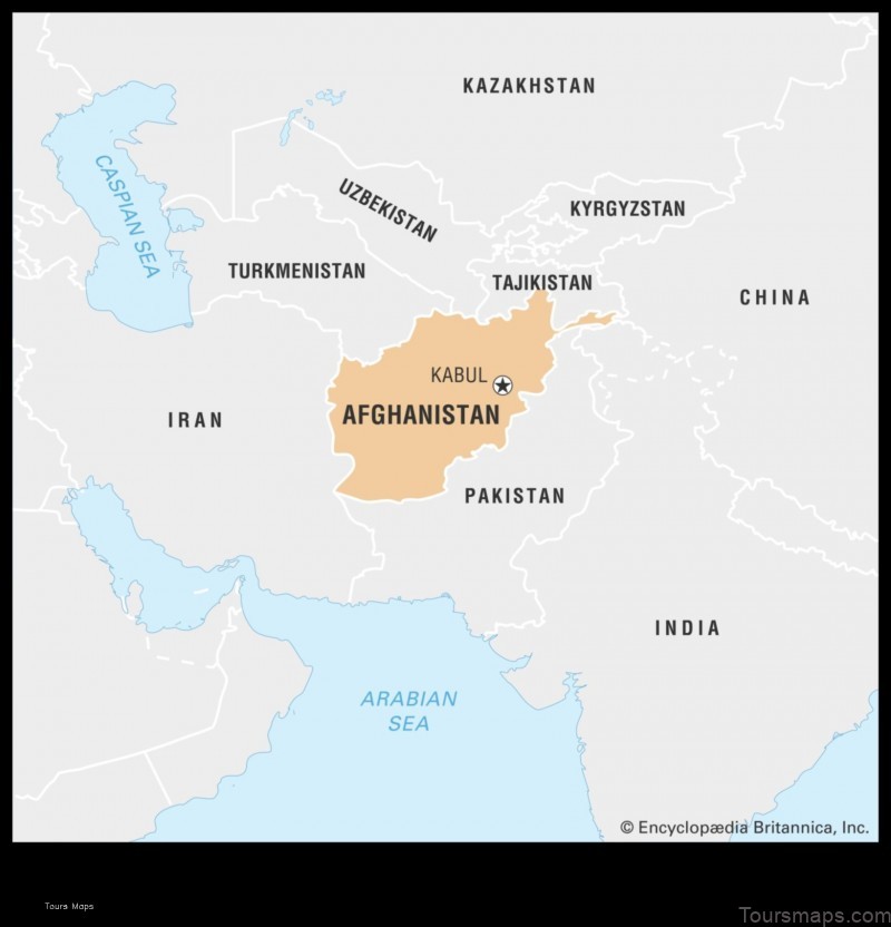 Map of Afghanistan: Afghanistan Unveiled: A Map Journey through the Heart of Asia