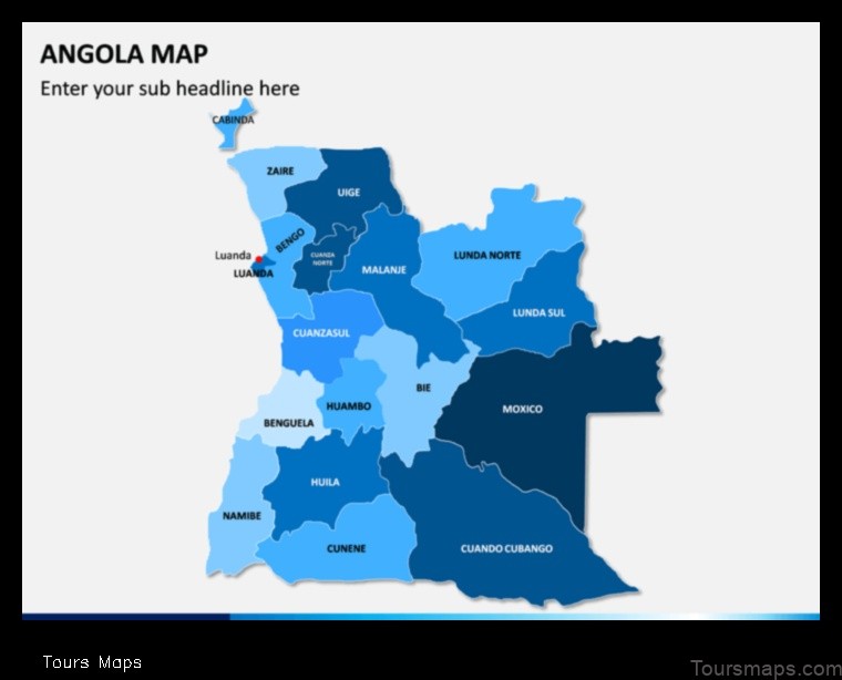 Map of Angola