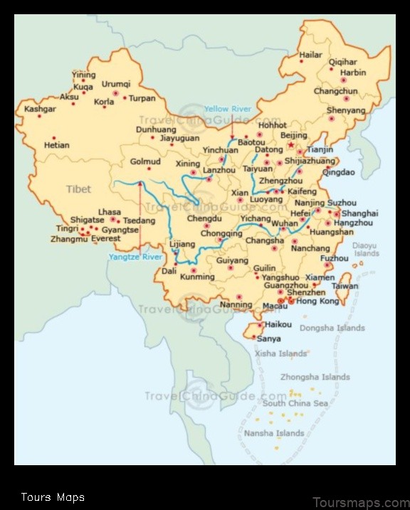 Map of Biyong China
