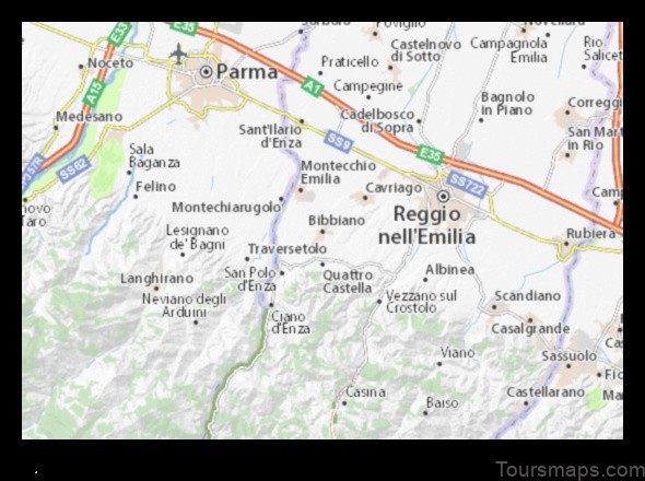 a detailed map of bibbiano