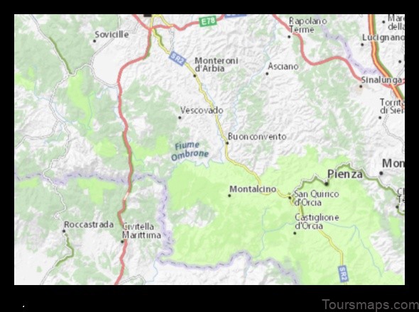 Map of Bibbiano Italy