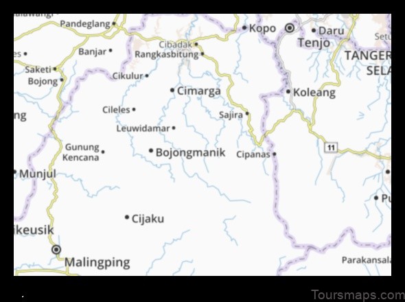 Map of Muncang Indonesia