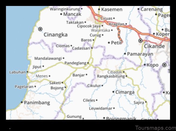 Map of Muncang Indonesia