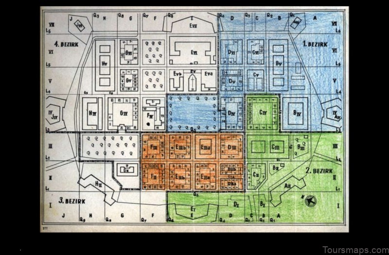 a detailed map of terezin