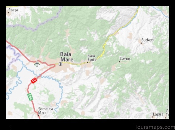 Map of Baia Sprie Romania