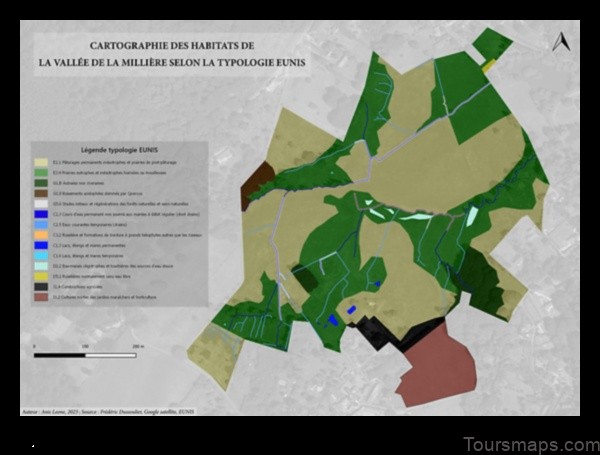 Map of La Millère France