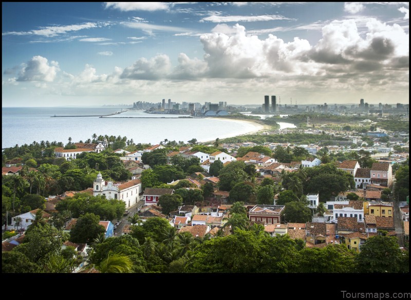 Map of Olinda Brazil