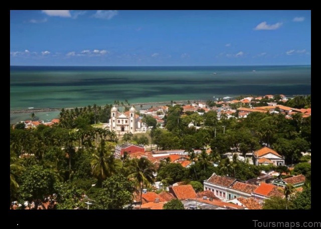 Map of Olinda Brazil