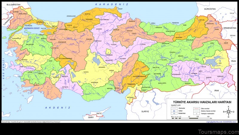 akarsu turkey a map of the town
