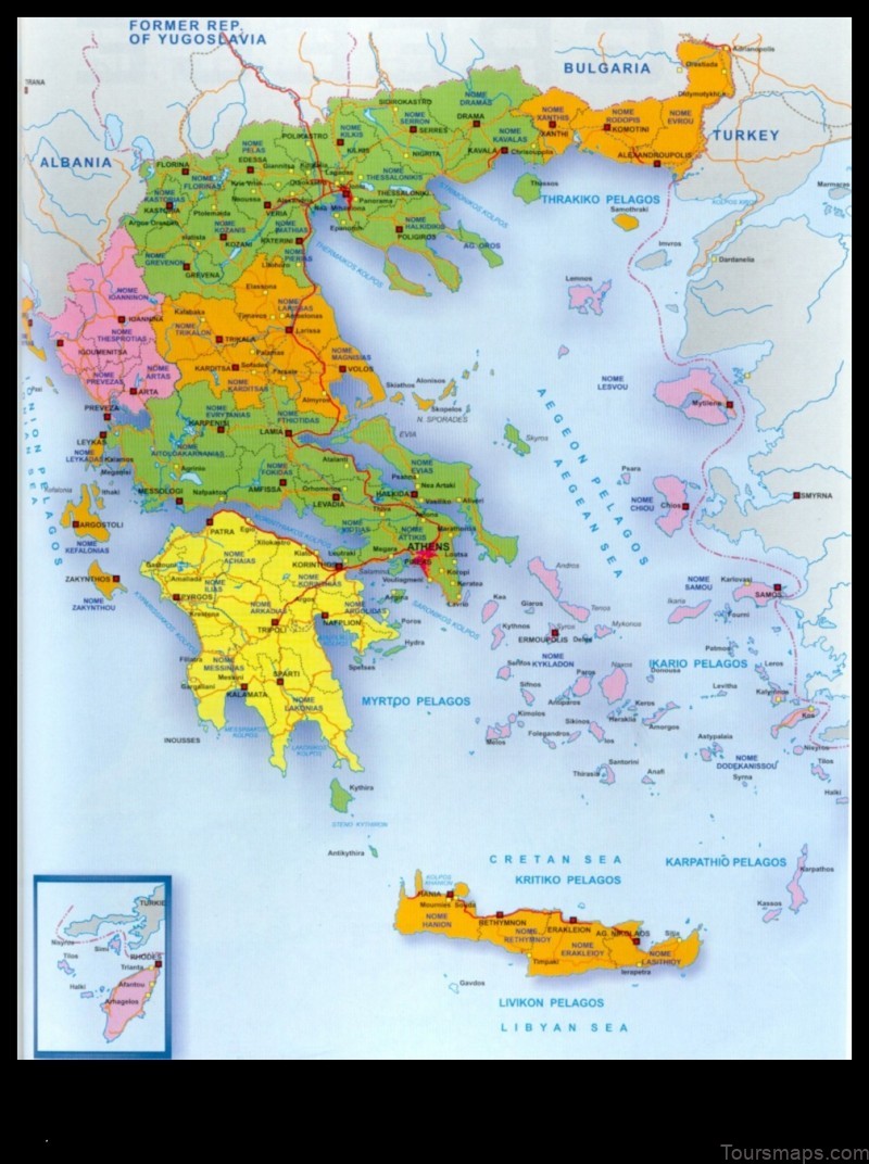 Map of Alistráti Greece