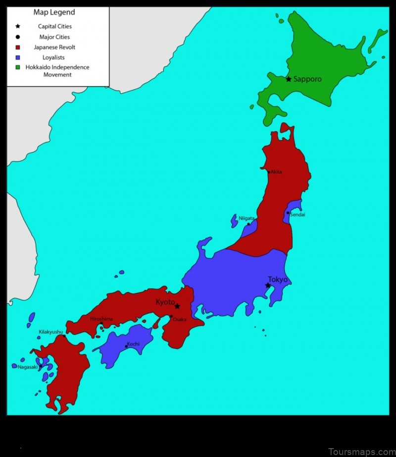 Map of Ama Japan