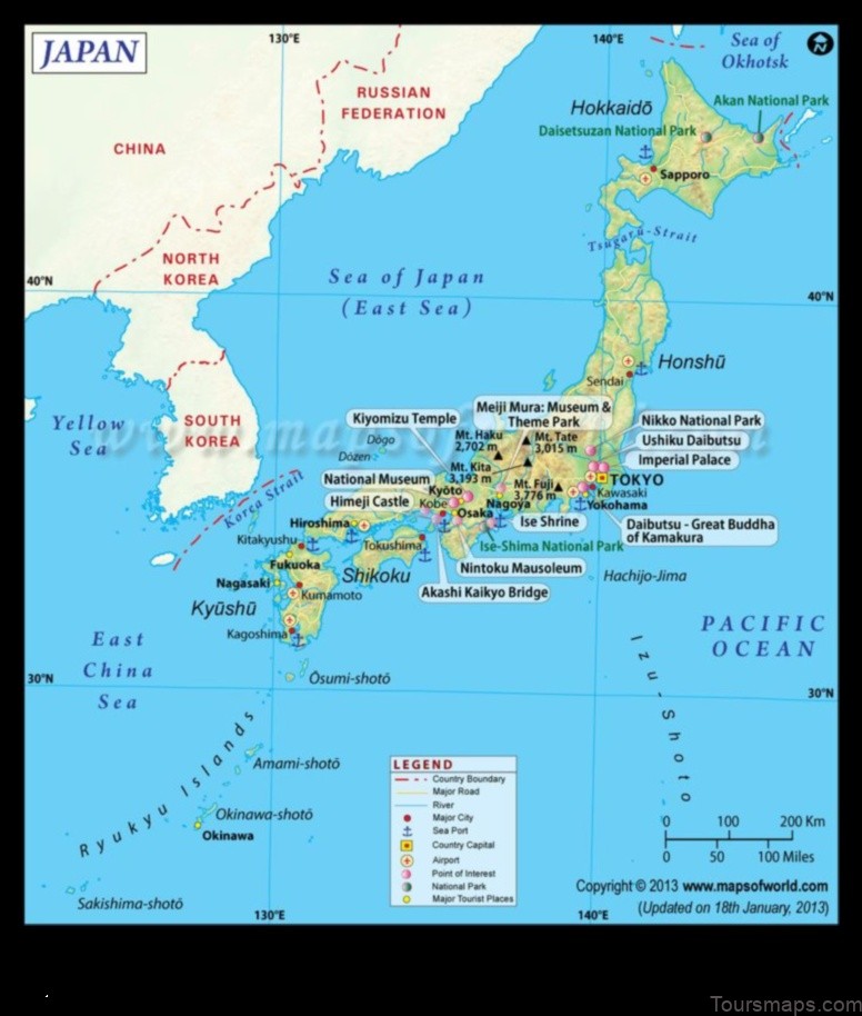 Map of Ama Japan