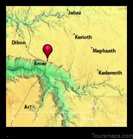 Map of ‘Ar‘ara Israel