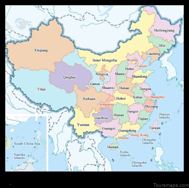 Map of Baitao China