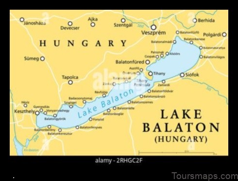 Map of Balatonboglár Hungary
