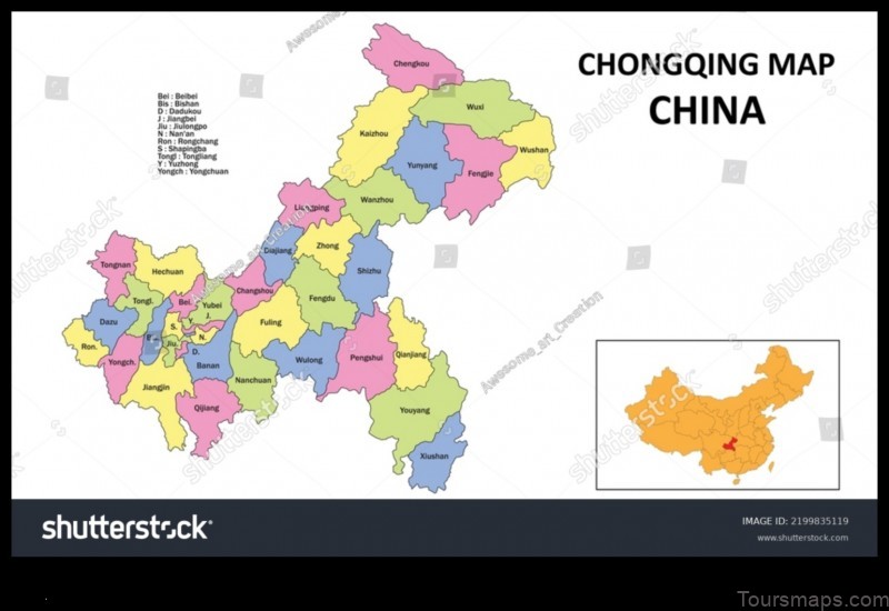 Map of Banan China